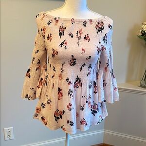 Floral Off-Shoulder Blouse